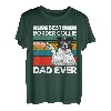 Herren Bester Border Collie Dad Ever Hund Papa Fauststoß T-Shirt