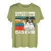 Herren Bester Border Collie Dad Ever Hund Papa Fauststoß T-Shirt