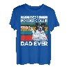 Herren Bester Border Collie Dad Ever Hund Papa Fauststoß T-Shirt