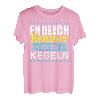 Endlich Rentner Zeit zum Kegeln Shirt Geschenk Kegel