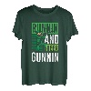 Runnin and deer gunnin - Jagen Jagd Jäger T-Shirt
