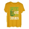 Runnin and deer gunnin - Jagen Jagd Jäger T-Shirt