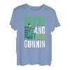 Runnin and deer gunnin - Jagen Jagd Jäger T-Shirt