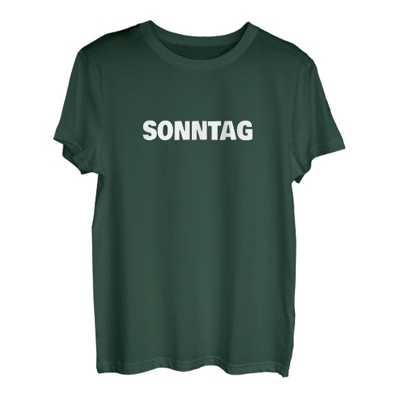 Lustiges heute ist Sonntag Wochentag Sonntags T-Shirt