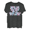 Good Sex No Stress One Boo No Ex Small Circle - Rückenmotiv T-Shirt