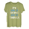 Herren I'm Robin Doing Robin Things Vornamen Spruch Geschenk T-Shirt
