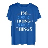 Herren I'm Robin Doing Robin Things Vornamen Spruch Geschenk T-Shirt