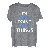 Herren I'm Robin Doing Robin Things Vornamen Spruch Geschenk T-Shirt