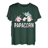 Einhorn Shirt Männer Papa Vater Lustig Geschenk Kinder T-Shirt