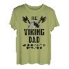 Herren Wikinger Vater Papa Geschenk Weihnachten lustig Viking Dad T-Shirt
