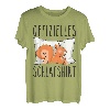 Offizielles Schlafshirt Eichhörnchen Schlafanzug Schlafen T-Shirt