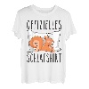 Offizielles Schlafshirt Eichhörnchen Schlafanzug Schlafen T-Shirt