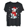 Lustiges Weihnachtsmann-T-Shirt mit Schneemann-Motiv, niedlich, für Herren, Damen, Kinder T-Shirt