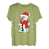 Lustiges Weihnachtsmann-T-Shirt mit Schneemann-Motiv, niedlich, für Herren, Damen, Kinder T-Shirt