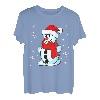Lustiges Weihnachtsmann-T-Shirt mit Schneemann-Motiv, niedlich, für Herren, Damen, Kinder T-Shirt