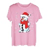Lustiges Weihnachtsmann-T-Shirt mit Schneemann-Motiv, niedlich, für Herren, Damen, Kinder T-Shirt