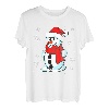 Lustiges Weihnachtsmann-T-Shirt mit Schneemann-Motiv, niedlich, für Herren, Damen, Kinder T-Shirt