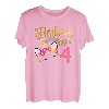 I'm 4th the Birthday Girl Einhorn 4 year old Birthday T-Shirt