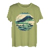 Japanisches Mount Fujiyama T-Shirt Fuji Berg