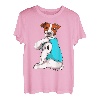 Jack Russel I Love Dad Tattoo Bekleidung Hund Papa Geschenke Väter T-Shirt
