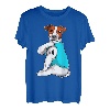 Jack Russel I Love Dad Tattoo Bekleidung Hund Papa Geschenke Väter T-Shirt