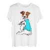 Jack Russel I Love Dad Tattoo Bekleidung Hund Papa Geschenke Väter T-Shirt