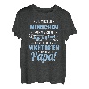 Herren Papa Vater Vatertag Geburtstag Spruch Lustig Witzig Geschenk T-Shirt