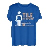 Lustiger Fliesenleger Vater Handwerker Fliesenlegen T-Shirt
