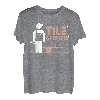 Lustiger Fliesenleger Vater Handwerker Fliesenlegen T-Shirt