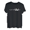 Herzschlag Tasten Klavier Flügel Piano Keyboard Musik T-Shirt
