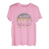Vintage 1968 55 Jahre 55. Geburtstag Mann Frau März 1968 T-Shirt