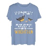 lustiges Ich denke an meine Wachteln Wachtel Geschenk T-Shirt