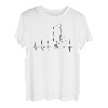 Vater Und Sohn Herzschlag EKG Frequenz Partnerlook Vatertag T-Shirt