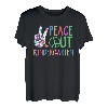 Peace Out Kindergarten Batikfärbung, Klasse 2023 T-Shirt