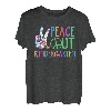 Peace Out Kindergarten Batikfärbung, Klasse 2023 T-Shirt