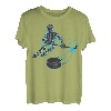 Lustiges Skelett-Eishockey - cooles Totenkopf-Geschenk T-Shirt