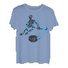 Lustiges Skelett-Eishockey - cooles Totenkopf-Geschenk T-Shirt