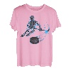 Lustiges Skelett-Eishockey - cooles Totenkopf-Geschenk T-Shirt