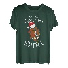 Lustige Weihnachten American Football Fan Trikot Nikolaus T-Shirt