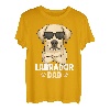 Herren Labrador Hunde Papa Herrchen Männer T-Shirt