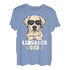 Herren Labrador Hunde Papa Herrchen Männer T-Shirt