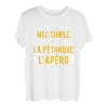 Herren Lustiges Geschenk Apero Petanque T-Shirt T-Shirt