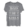 Herren Vater von Mädchen T-Shirt