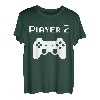 Gamer Zocker Papa Vater Sohn Partnerlook Vatertag Geschenk T-Shirt