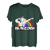 Papacorn Regenbogen EInhorn Vater Papa Sport Bodybuilding T-Shirt