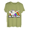 Papacorn Regenbogen EInhorn Vater Papa Sport Bodybuilding T-Shirt