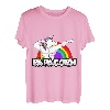 Papacorn Regenbogen EInhorn Vater Papa Sport Bodybuilding T-Shirt
