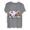 Papacorn Regenbogen EInhorn Vater Papa Sport Bodybuilding T-Shirt