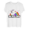 Papacorn Regenbogen EInhorn Vater Papa Sport Bodybuilding T-Shirt
