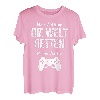 Welt Retten Zocken Gamer Lustiges Weihnachts Geschenk Shirt T-Shirt